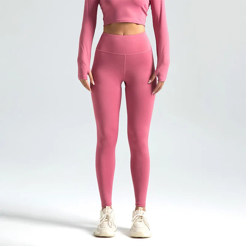 Sømløse Y2K-leggings til kvinder med høj talje og løftende effekt på bagdelen