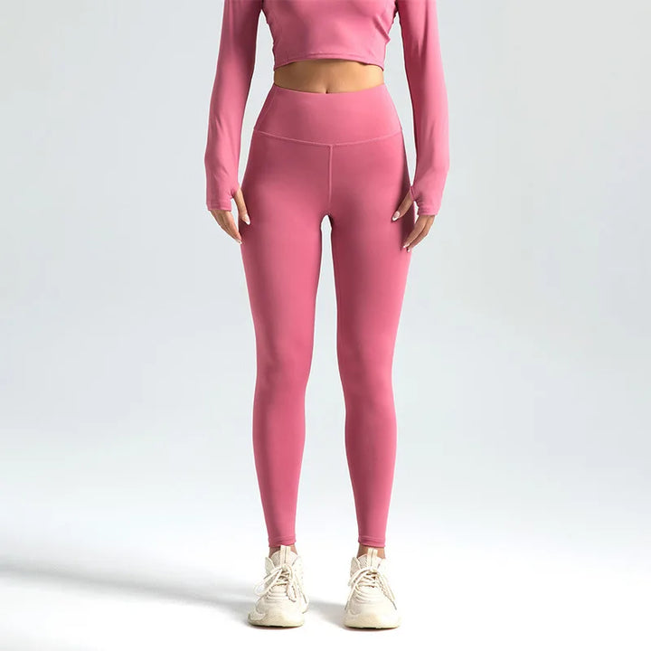 Sømløse Y2K-leggings til kvinder med høj talje og løftende effekt på bagdelen