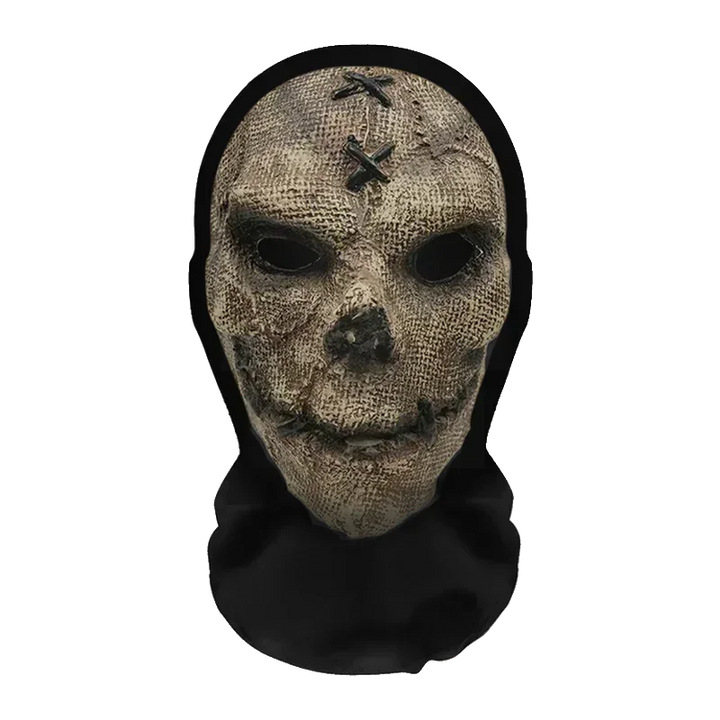 Conjunto divertido de peruca e máscara de cosplay para o Halloween, acessórios criativos para a cabeça e adereços de fantasia