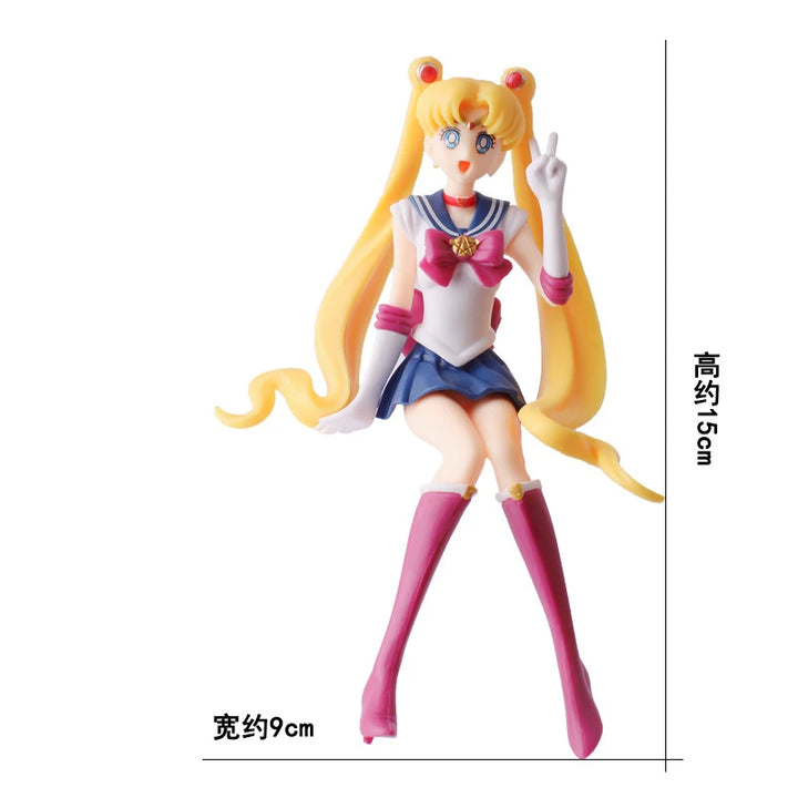 Sailor Moon-animefiguur voor kinderen - Jupiter- en Venus-konijnenpop