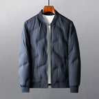 Men's Quilted Bomber Jacket-Metro Lane Plaza
