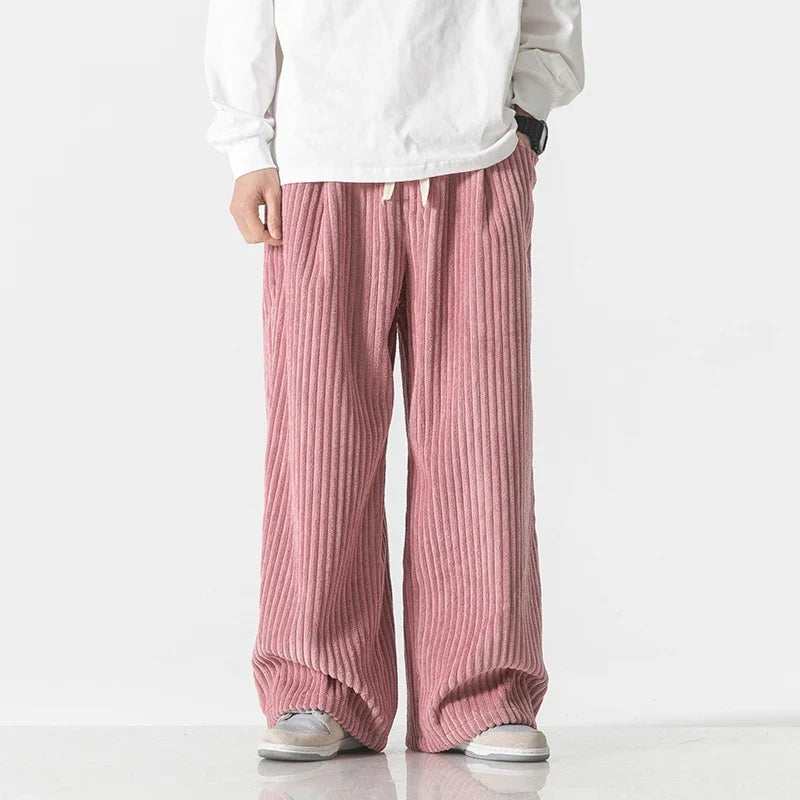 Men's Corduroy Sweatpants for Comfort and Style-Metro Lane Plaza