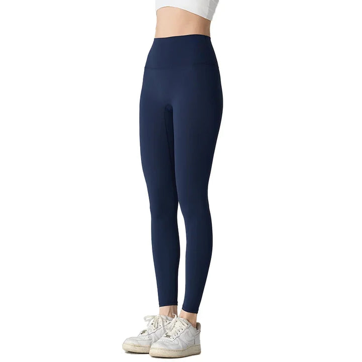 Hurtigtørrende og åndbare yogaleggings til kvinder med høj talje til fitness