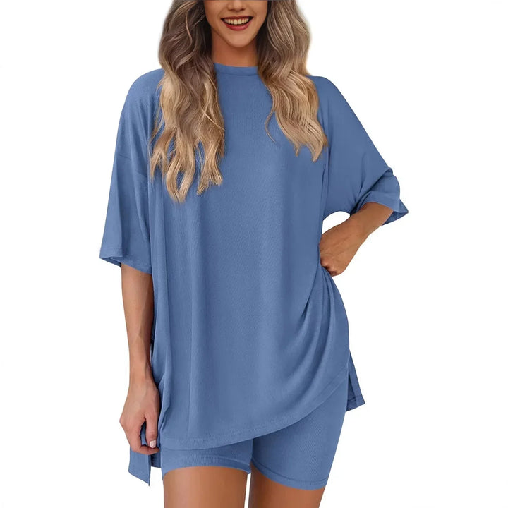 Sophia | Women's Relaxed Summer Two-Piece Outfit-Metro Lane Plaza
