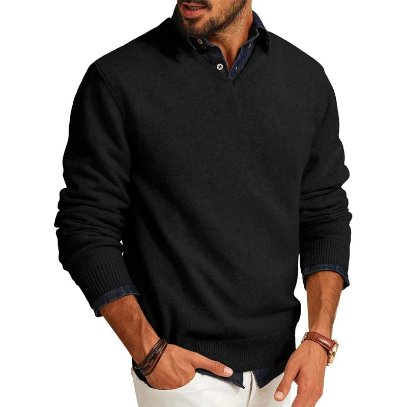 Herrenpullover aus Wollmischung
