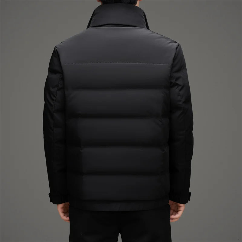 Men's Down Jacket - Stylish and Warm Winter Outerwear-Metro Lane Plaza