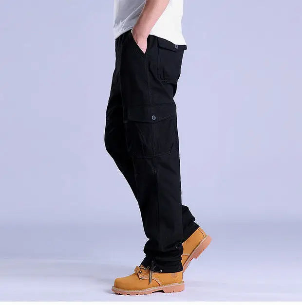 Men's Ripstop Cotton Cargo Trousers-Metro Lane Plaza