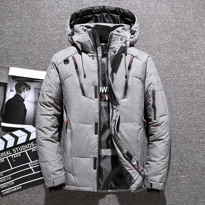 Gefütterte Steppjacke für Herren