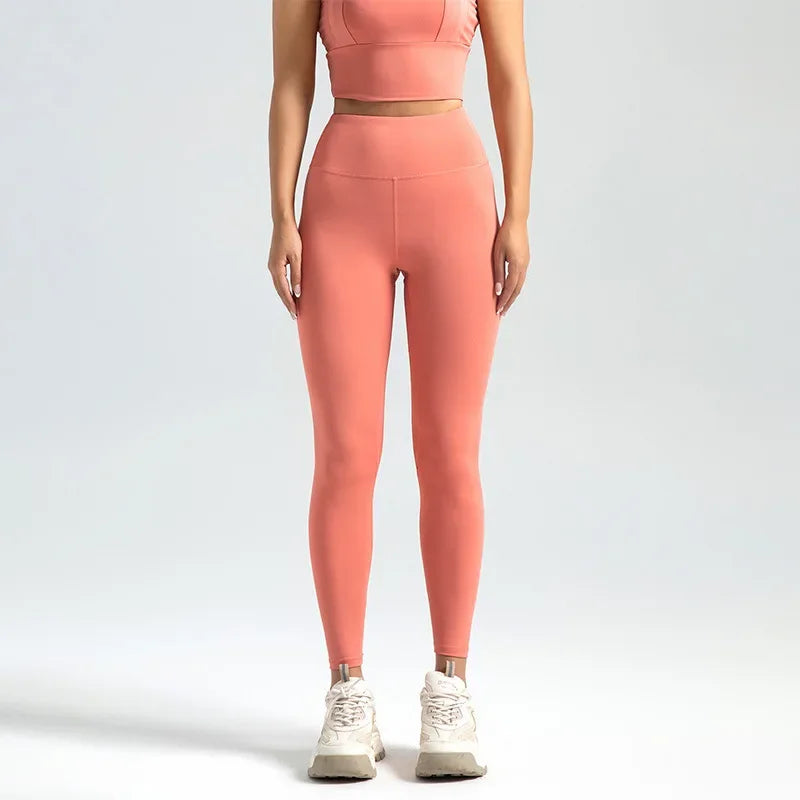 Sømløse Y2K-leggings til kvinder med høj talje og løftende effekt på bagdelen