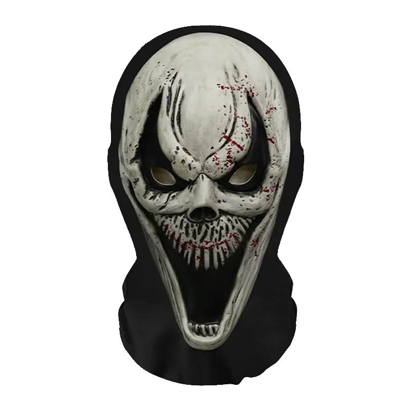 Conjunto divertido de peruca e máscara de cosplay para o Halloween, acessórios criativos para a cabeça e adereços de fantasia
