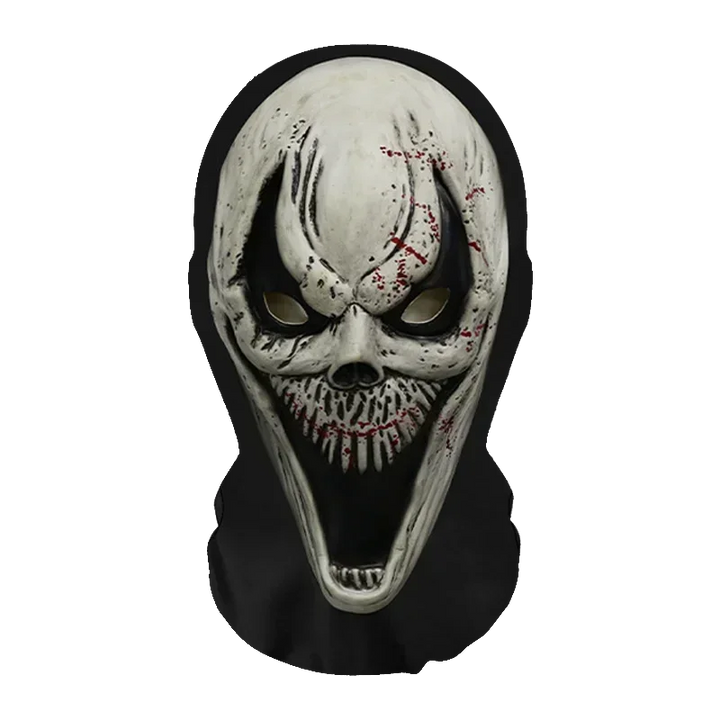 Conjunto divertido de peruca e máscara de cosplay para o Halloween, acessórios criativos para a cabeça e adereços de fantasia
