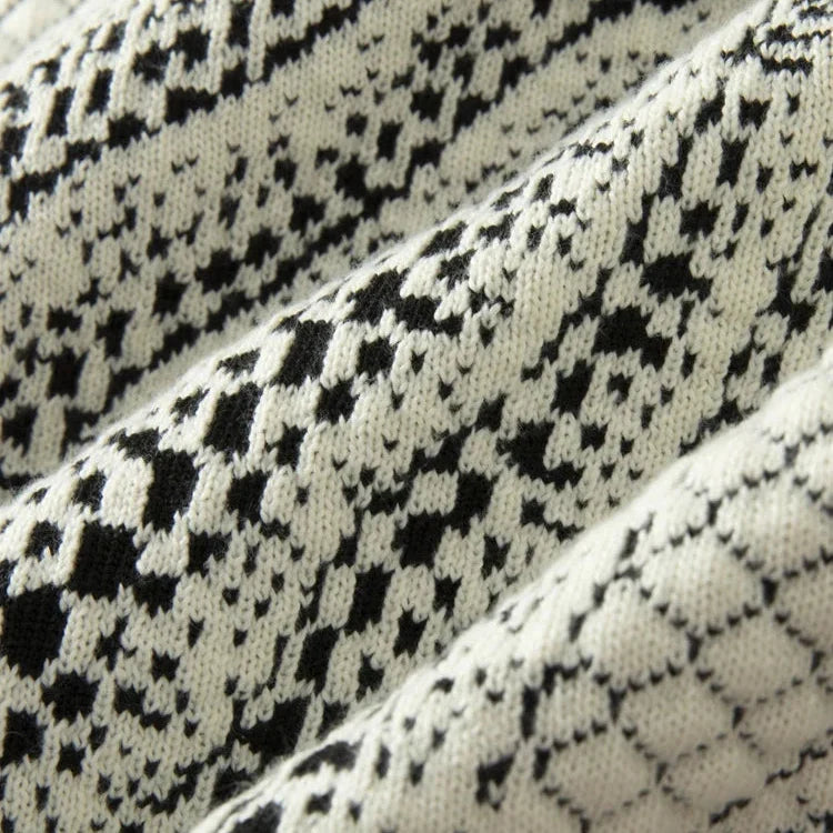 Maglione da uomo in maglia fantasia