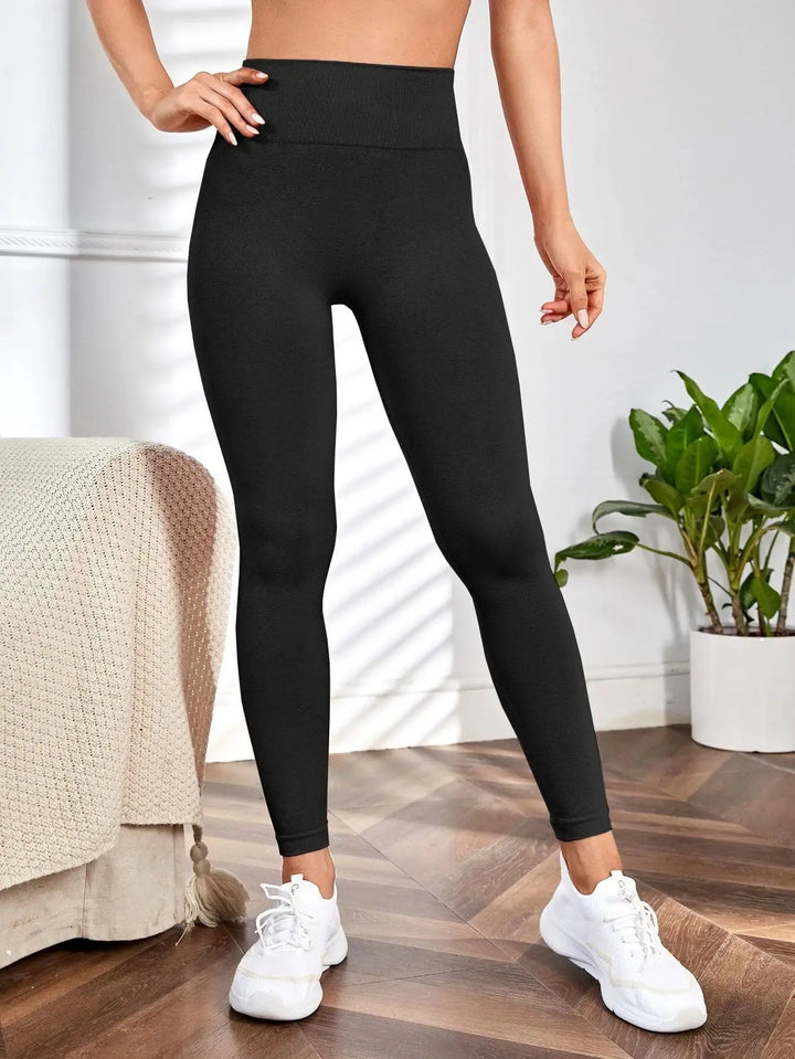 Women's High Waist Seamless Yoga Leggings with Tummy Control