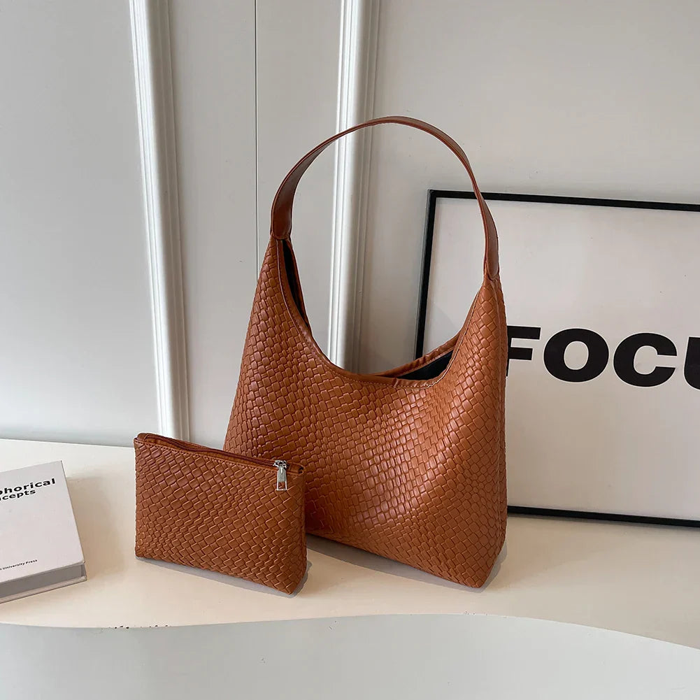Benita | Women's Vegan Shoulder Bag with Pouch-Metro Lane Plaza