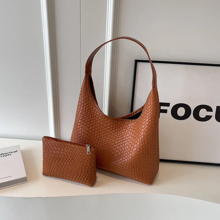 Benita | Women's Vegan Shoulder Bag with Pouch-Metro Lane Plaza