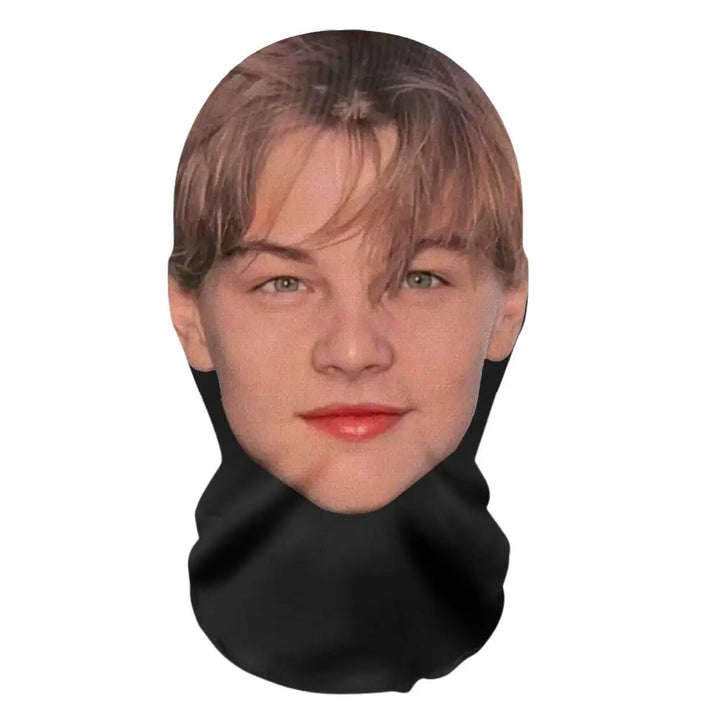 Máscara engraçada de rosto completo impressa em 3D para o Halloween, adereço de cosplay e fantasia