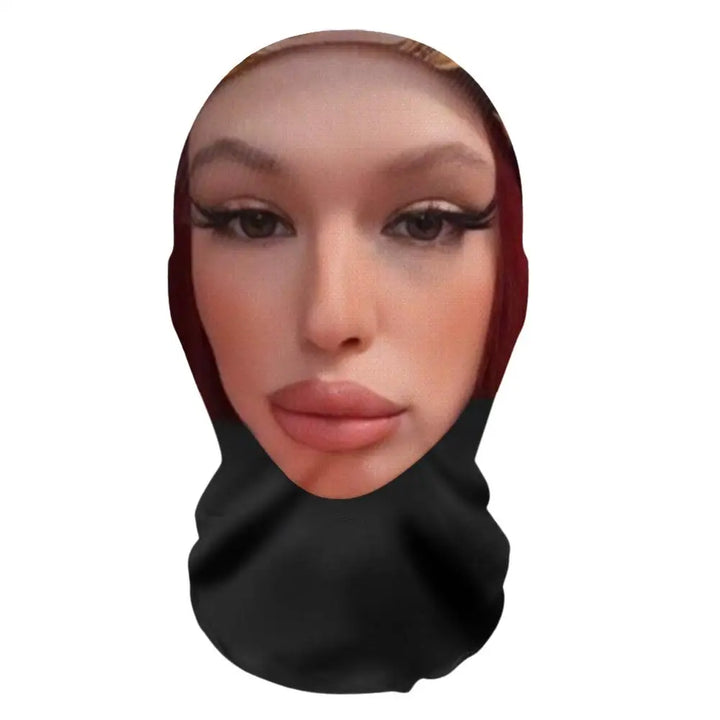 Máscara engraçada de rosto completo impressa em 3D para o Halloween, adereço de cosplay e fantasia