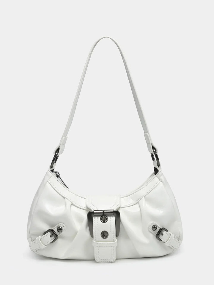 Women's Vintage Saddle Bag – Y2K Studded Shoulder Bag-Metro Lane Plaza