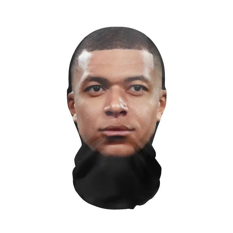 Masque réaliste imprimé en 3D pour Halloween, accessoire de cosplay et de tenue hip-hop