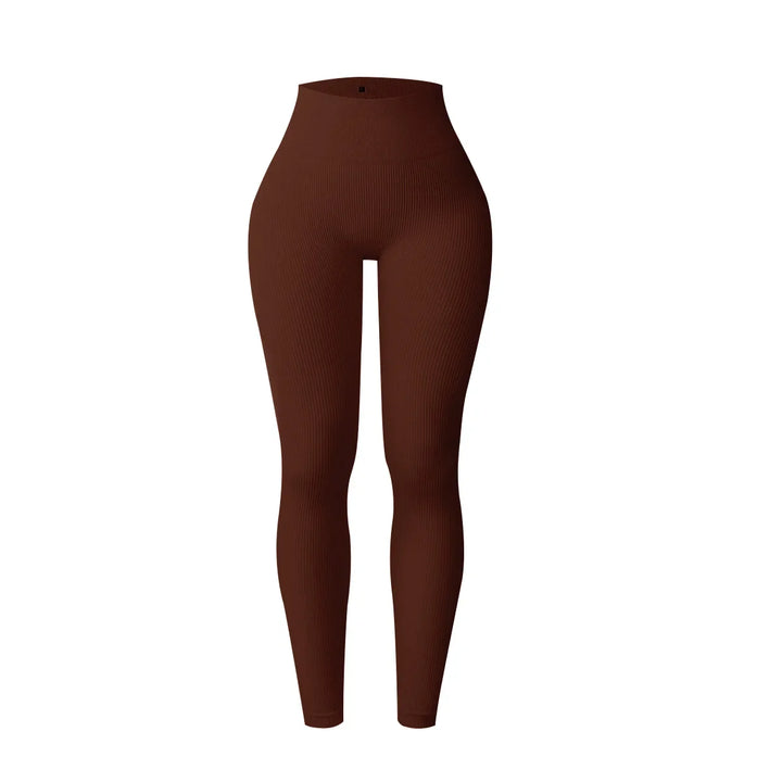 Women's High-Waisted Seamless Yoga Leggings for Fitness & Running