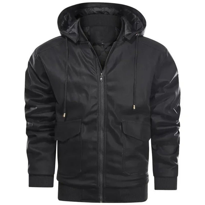 Herren-Winter-Bikerjacke