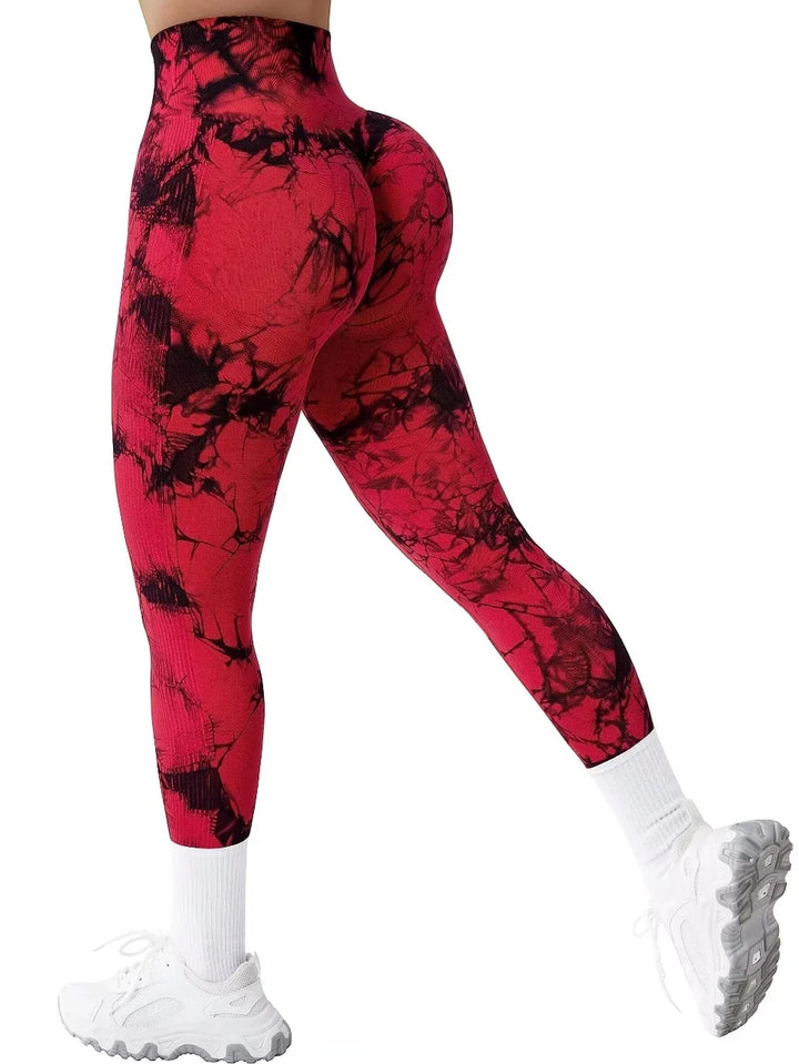Women's High Waist Seamless Yoga Pants, Push-Up Sports Leggings