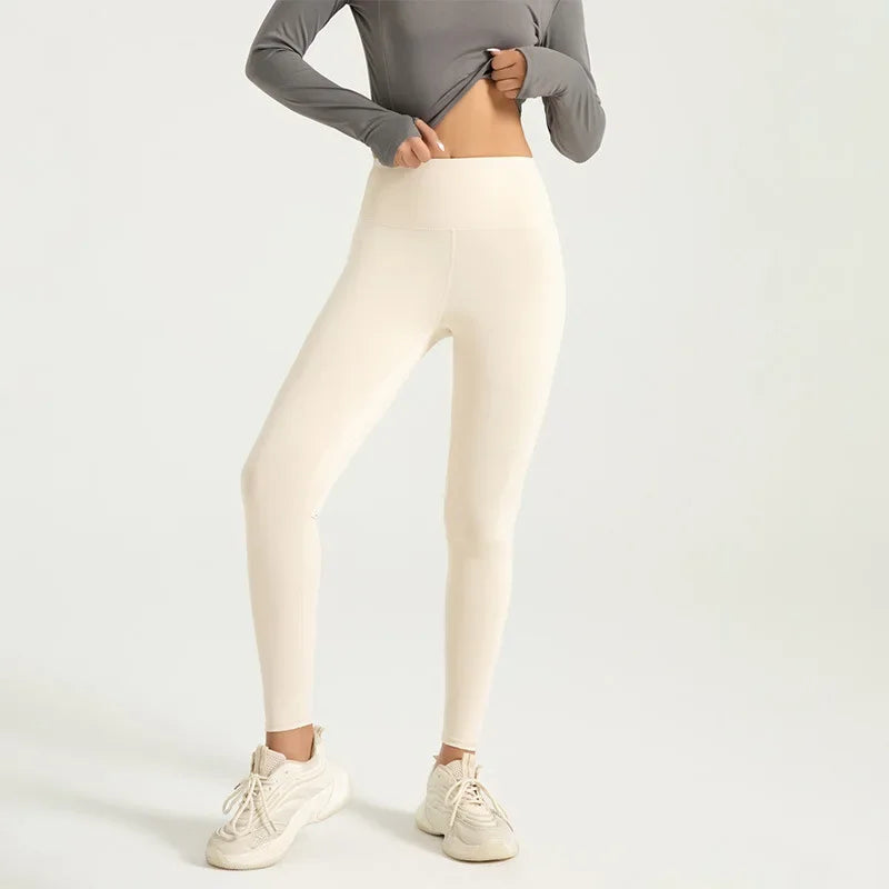 Sømløse Y2K-leggings til kvinder med høj talje og løftende effekt på bagdelen