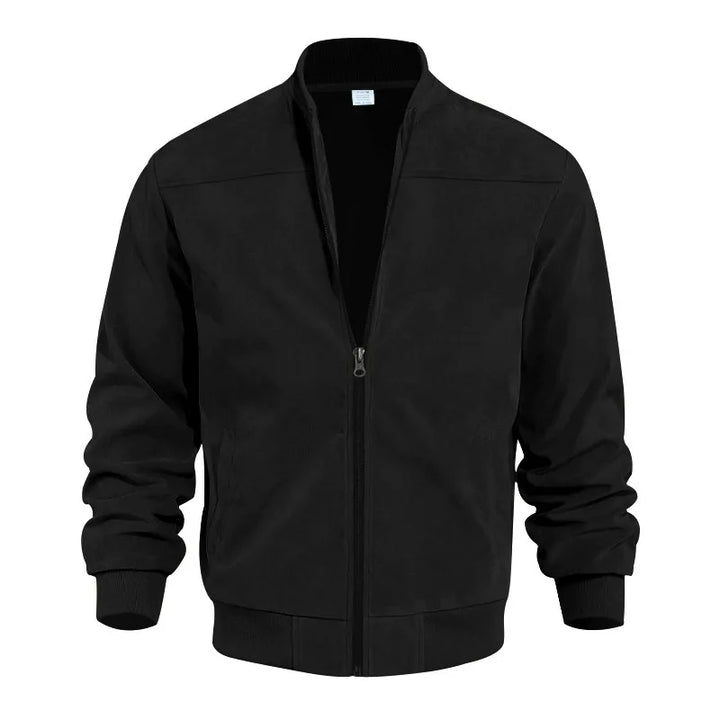 Herren-Bomberjacke aus Veloursleder