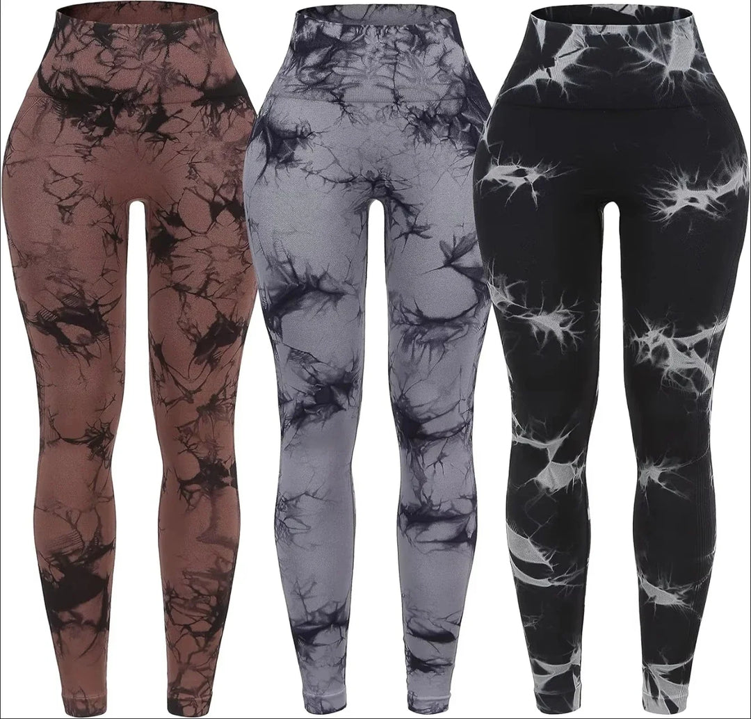 Women's High Waist Seamless Yoga Pants, Push-Up Sports Leggings