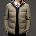 Men's Duck Down Jacket - Lightweight Insulated Outerwear-Metro Lane Plaza