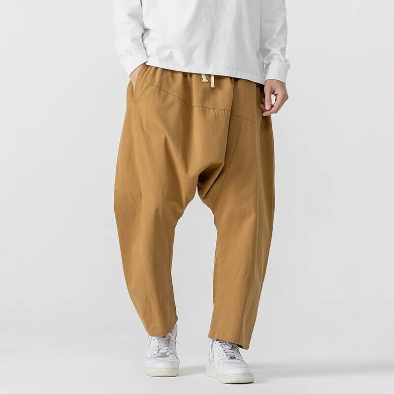 Men's Drop Crotch Pants - Stylish & Comfortable-Metro Lane Plaza