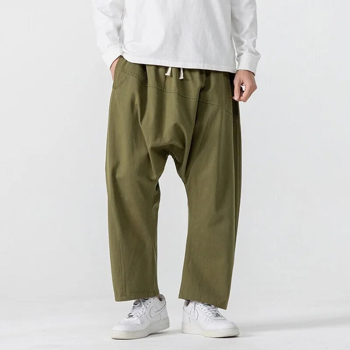 Men's Drop Crotch Pants - Stylish & Comfortable-Metro Lane Plaza