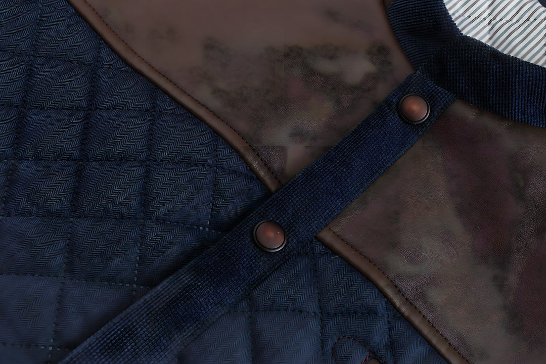 Veste matelassée boutonnée pour homme