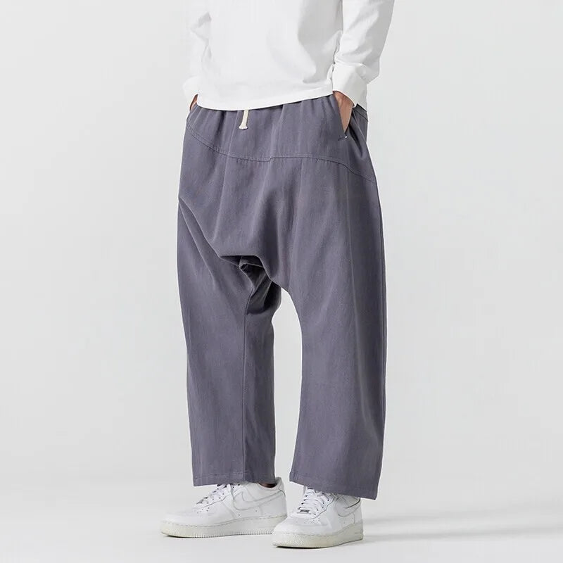 Men's Drop Crotch Pants - Stylish & Comfortable-Metro Lane Plaza