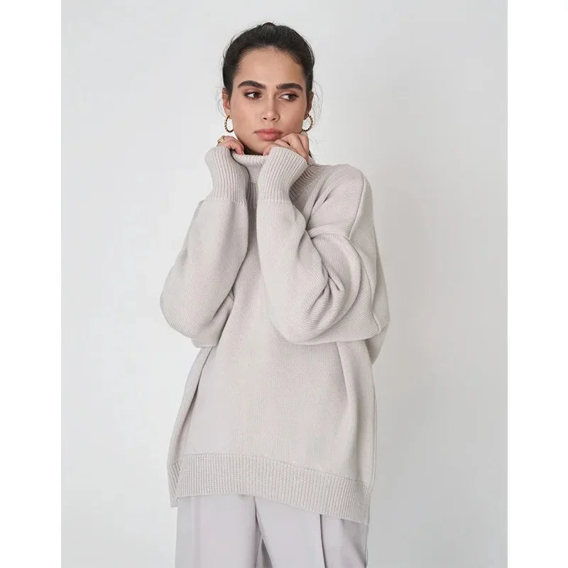 Damen-Rollkragenpullover
