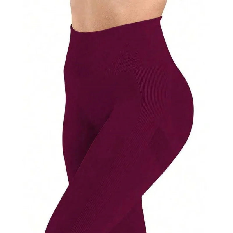 Women's High Waist Seamless Yoga Leggings with Tummy Control