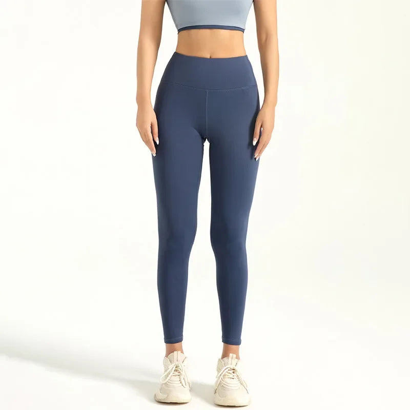 Sømløse Y2K-leggings til kvinder med høj talje og løftende effekt på bagdelen