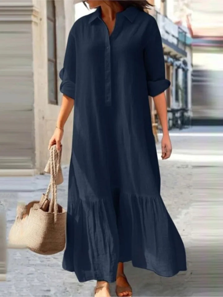 Laura | Women's Tiered Maxi Dress-Metro Lane Plaza