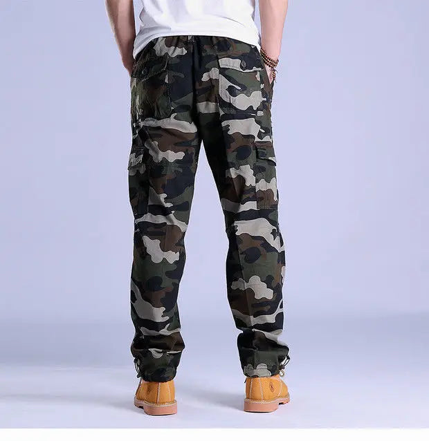 Men's Ripstop Cotton Cargo Trousers-Metro Lane Plaza