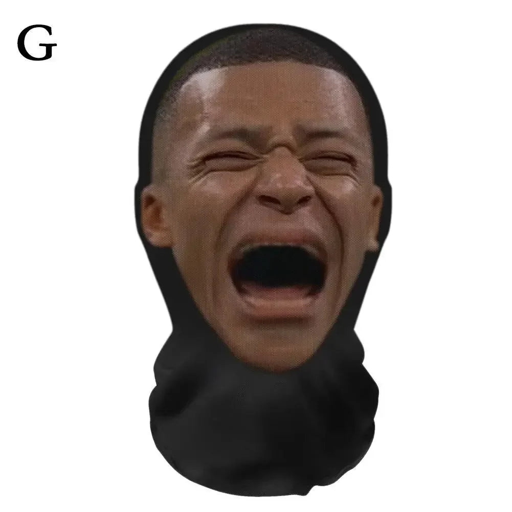 Masque réaliste imprimé en 3D pour Halloween, accessoire de cosplay et de tenue hip-hop