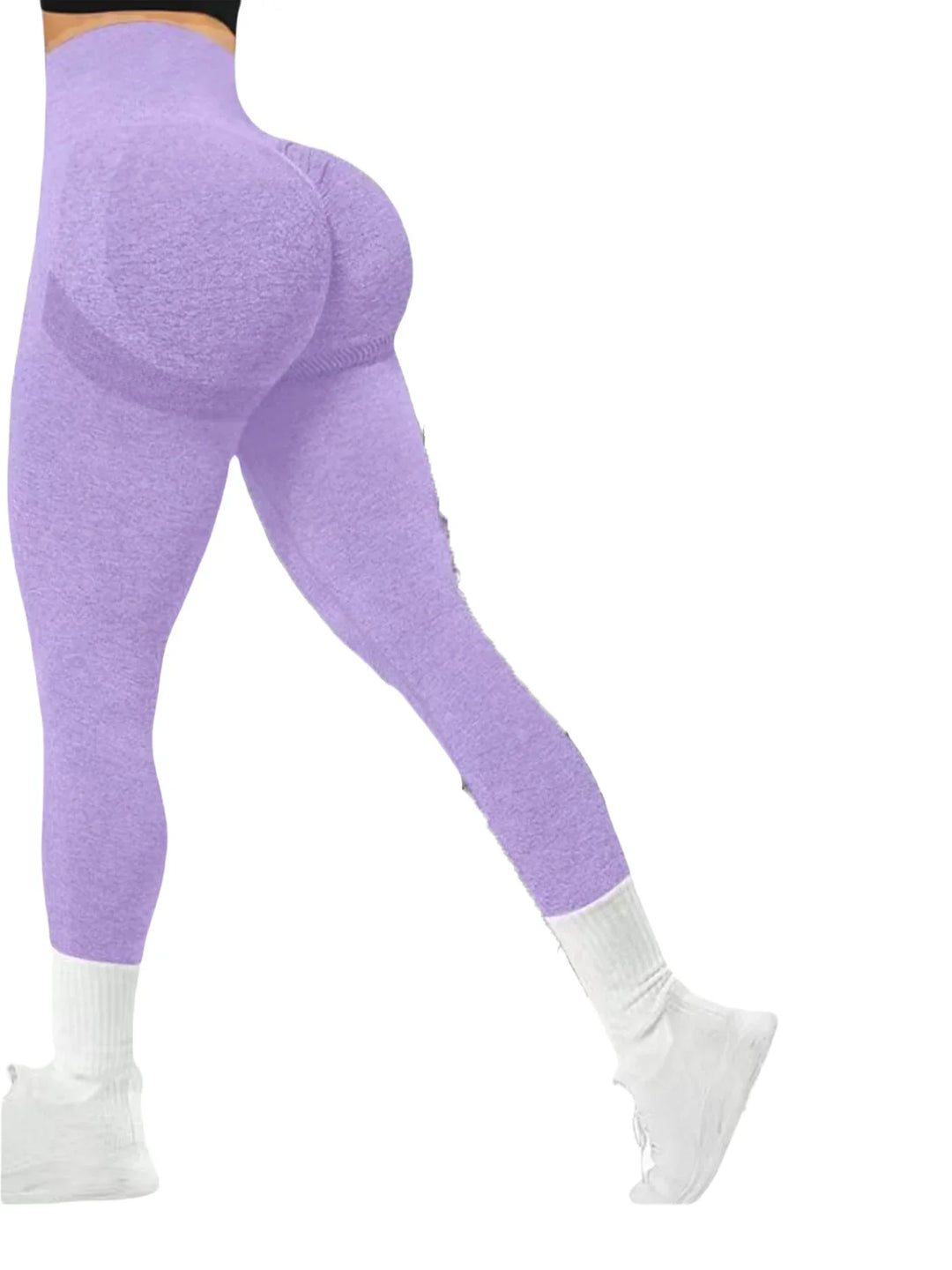 Women's High Waist Seamless Yoga Leggings with Tummy Control