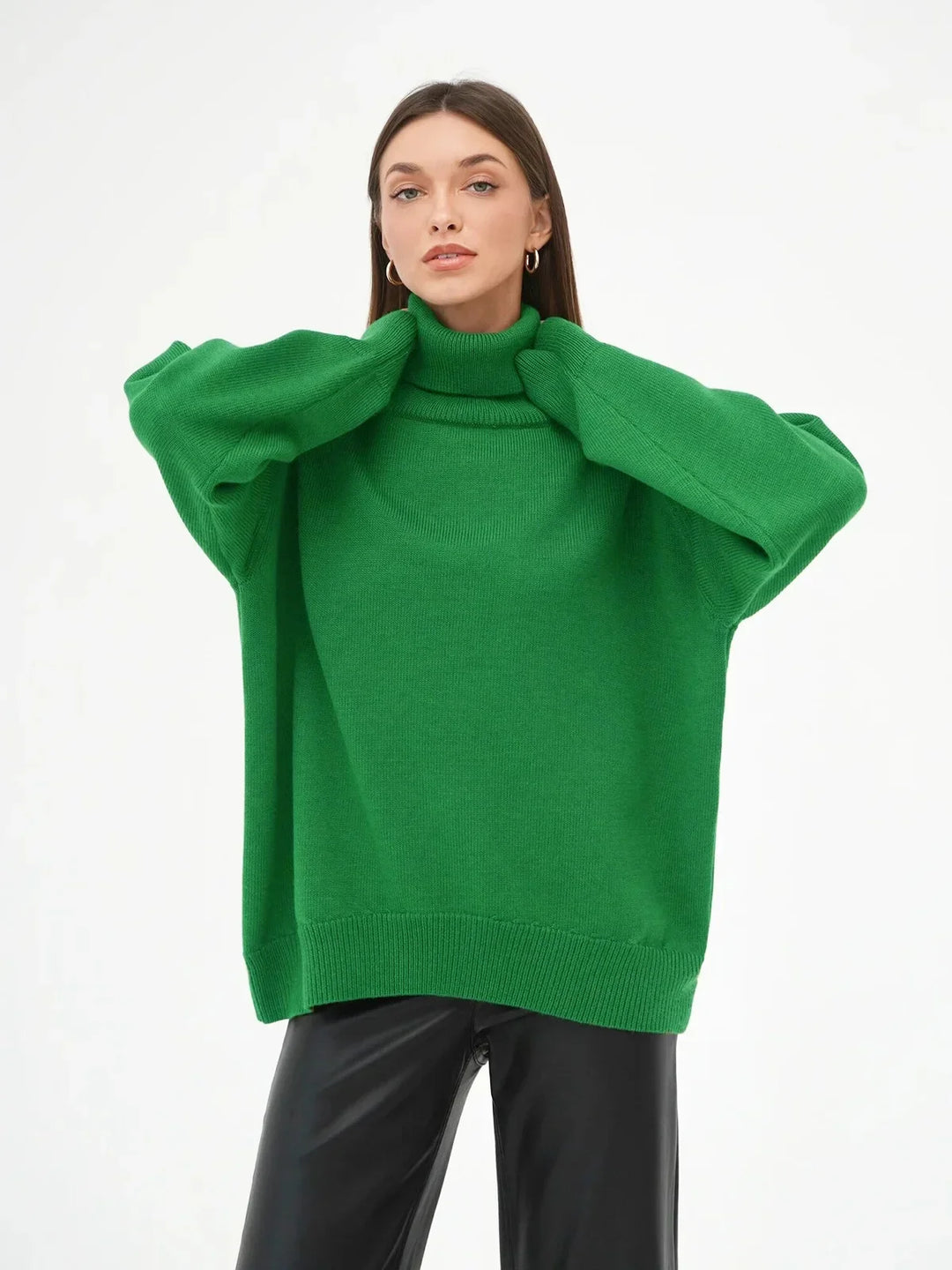 Damen-Rollkragenpullover