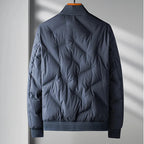 Men's Quilted Bomber Jacket-Metro Lane Plaza