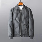 Men's Quilted Bomber Jacket-Metro Lane Plaza
