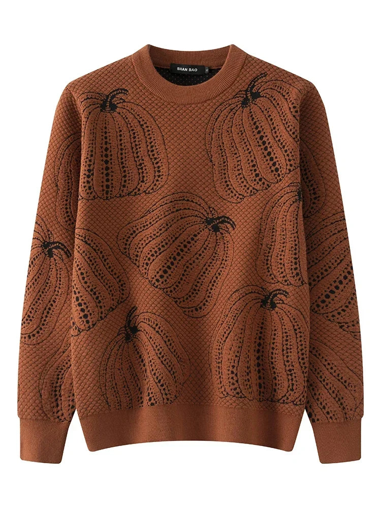 Maglione da uomo in maglia fantasia