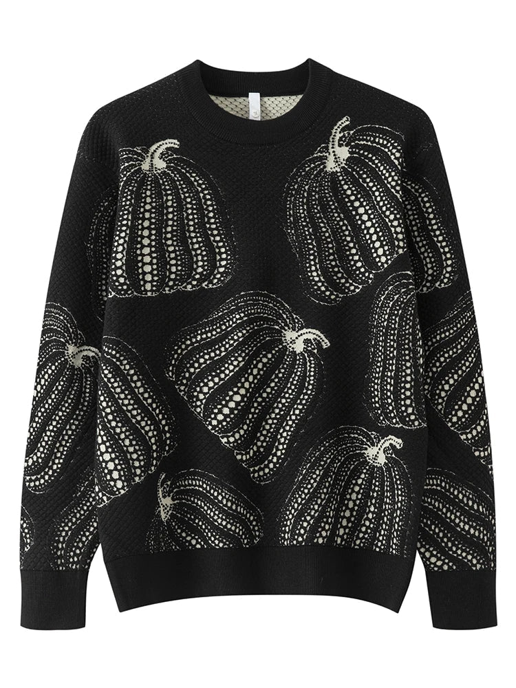 Maglione da uomo in maglia fantasia