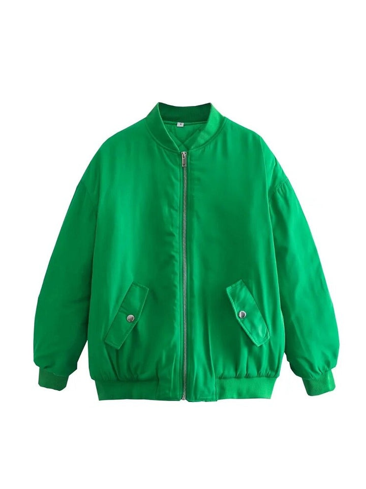 Casaco casual oversized para mulher