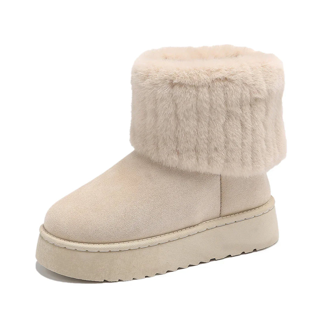 Women's Winter Boots with Cozy Lining and Casual Style-Metro Lane Plaza