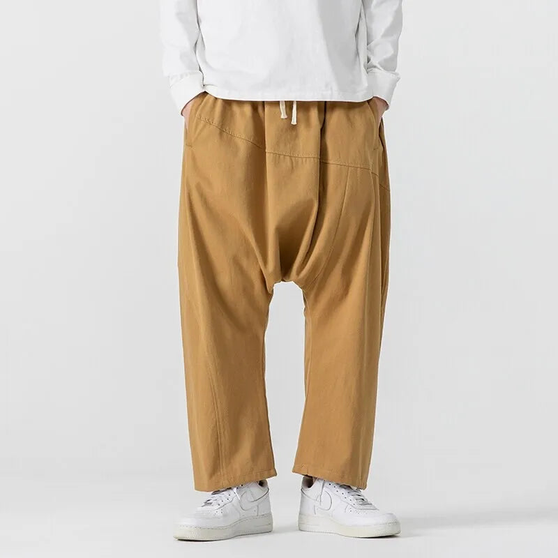 Men's Drop Crotch Pants - Stylish & Comfortable-Metro Lane Plaza