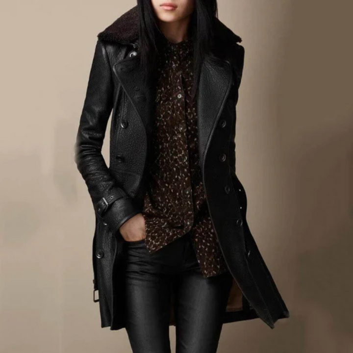 Victoria | Women's Luxurious Timeless Trench Coat-Metro Lane Plaza